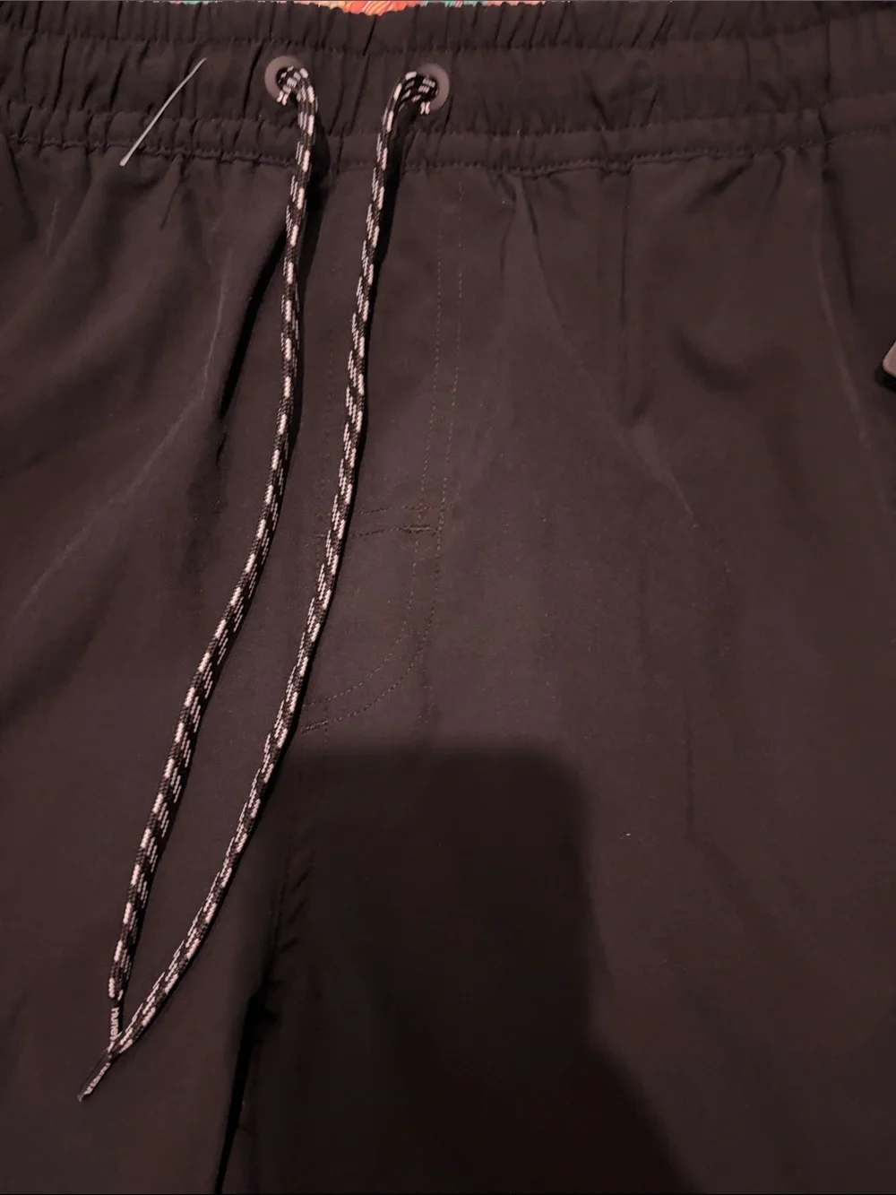 Hurley Men's Black Cargo Swim Trunks